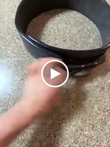 Customer video review of Dark Grey Lever Belt, 10mm - IPF Approved