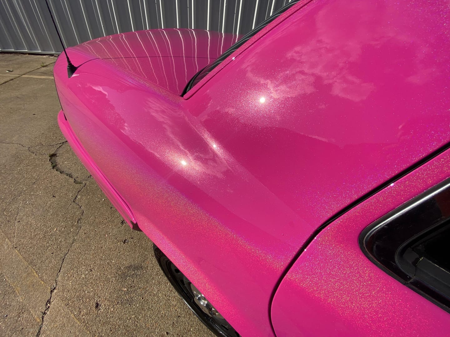 Customer photo review of Silver Holographic Dry Pearl Pigment