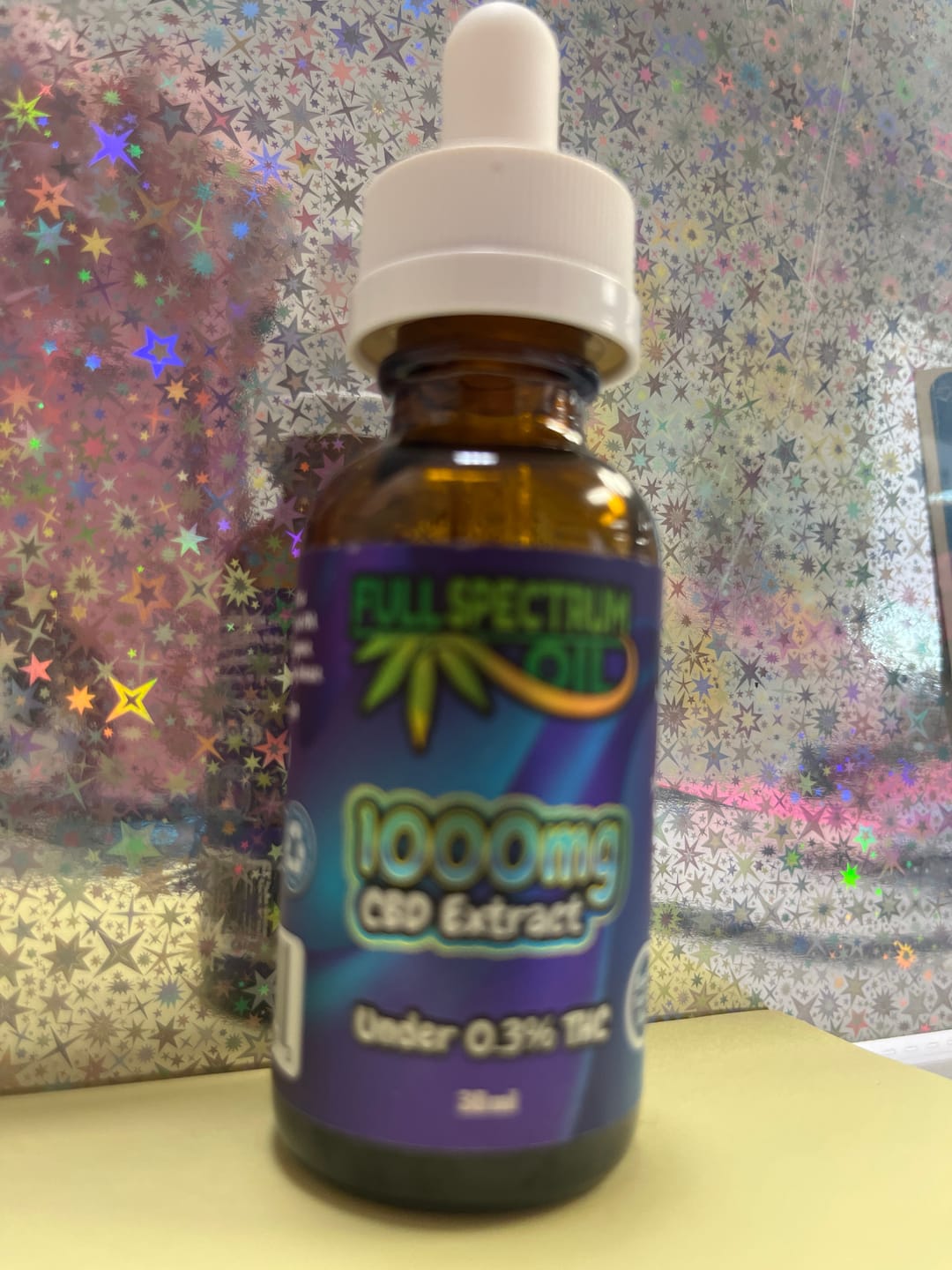 Customer photo review of Full Spectrum CBD Oil 1000mg