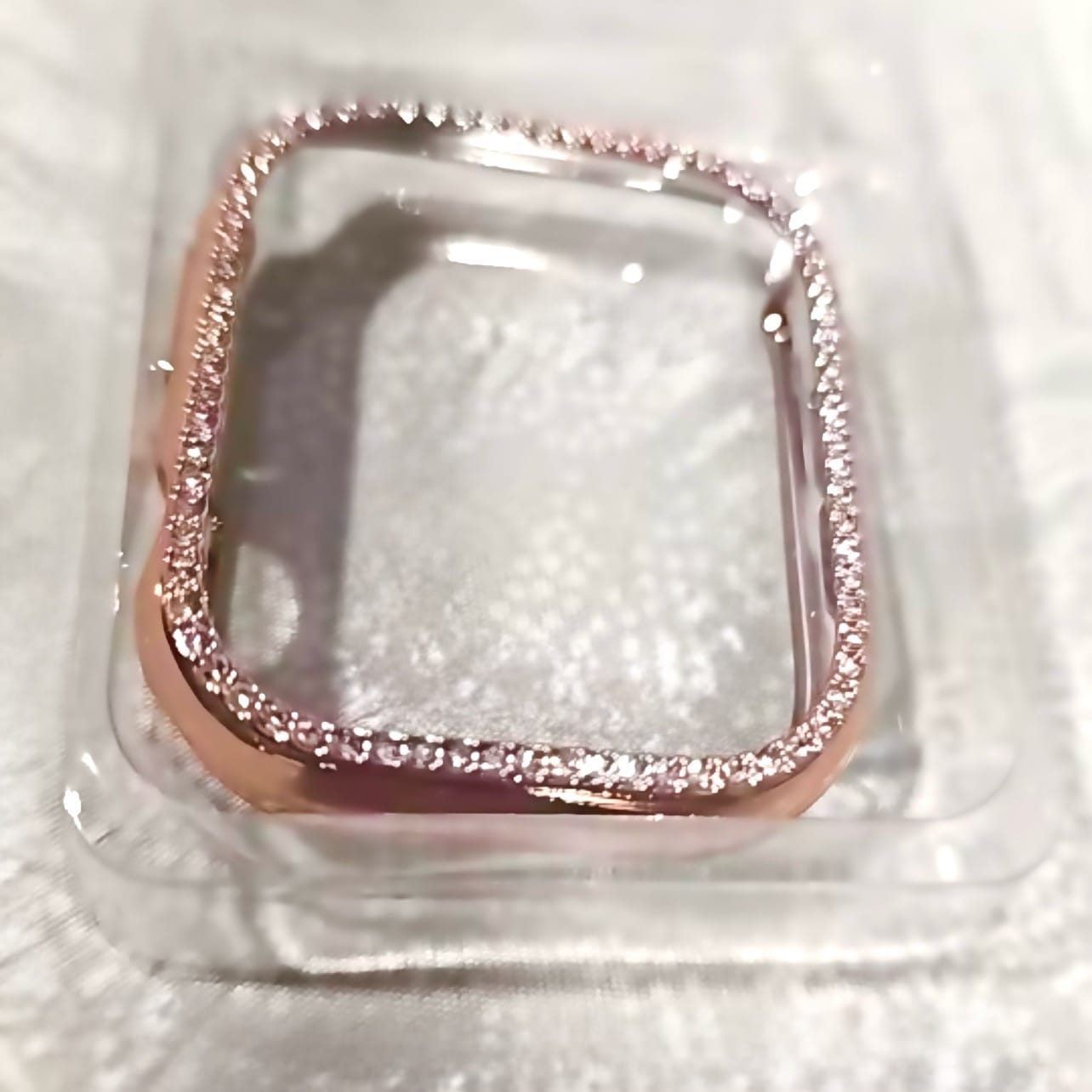 Customer photo review of Rhinestone Case for the Apple Watch