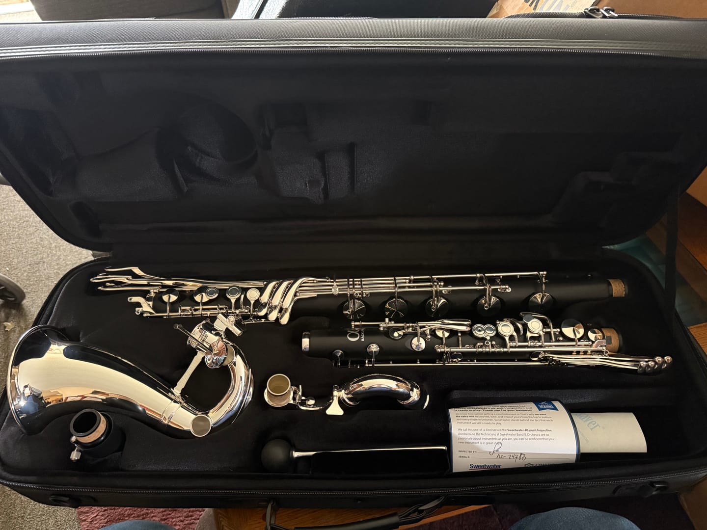 Customer photo review of Alpha Low C Bass Clarinet