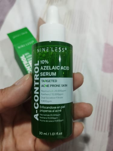 Customer photo review of A-control 10% Azelaic Acid Serum