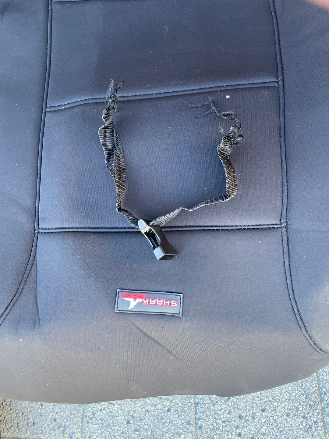 Customer photo review of Sharkskin Seat Covers for Toyota Prado KDJ150R/GRJ150R (11/2009-05/2021)