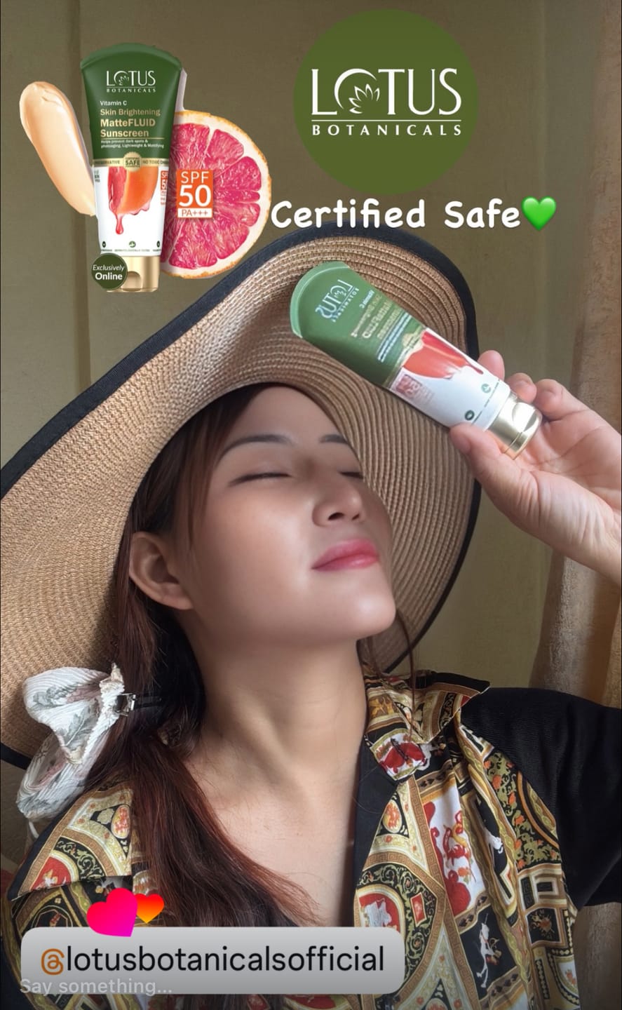 Customer photo review of Vitamin C Skin Brightening MatteFLUID Sunscreen | SPF 50 | PA+++