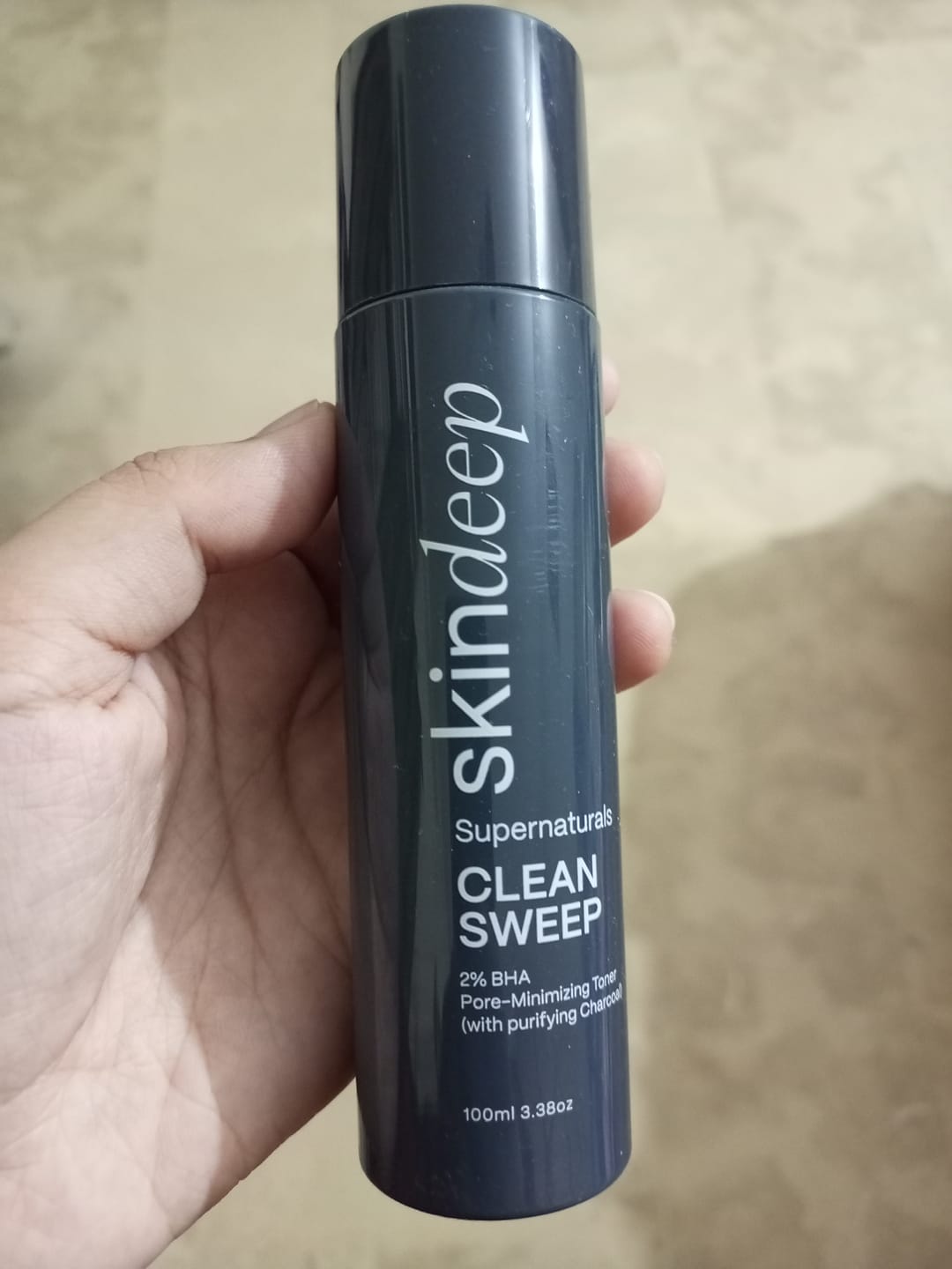 Customer photo review of CLEAN SWEEP - 2% BHA Pore-Minimizing Toner (w/ purifying Charcoal)