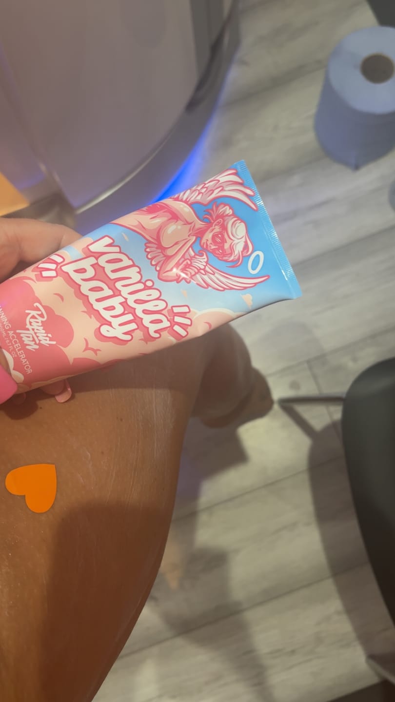 Customer photo review of RAPID TAN - VANILLA BABY - ADVANCED TANNING ACCELERATOR