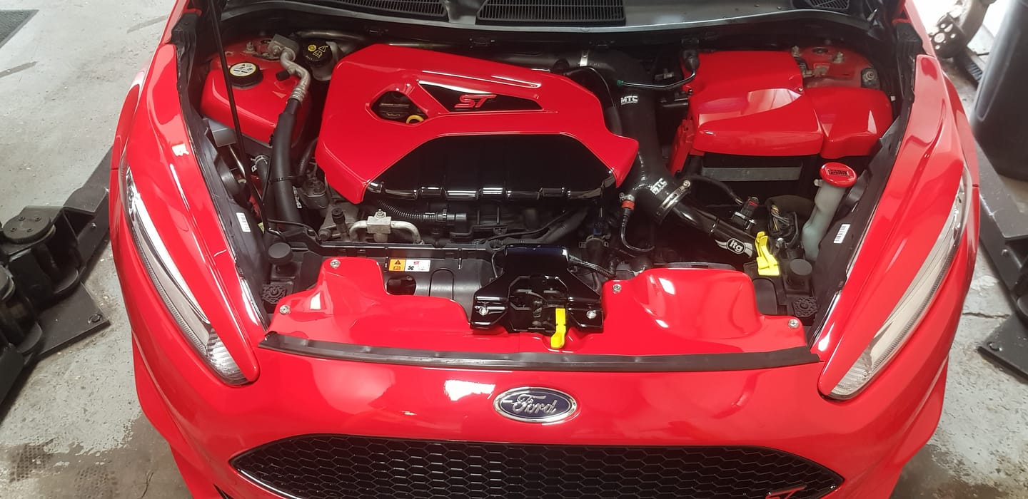 Customer photo review of Proform Engine Bay Slam Panel Covers - MK7.5 Fiesta (Painted Finishes)