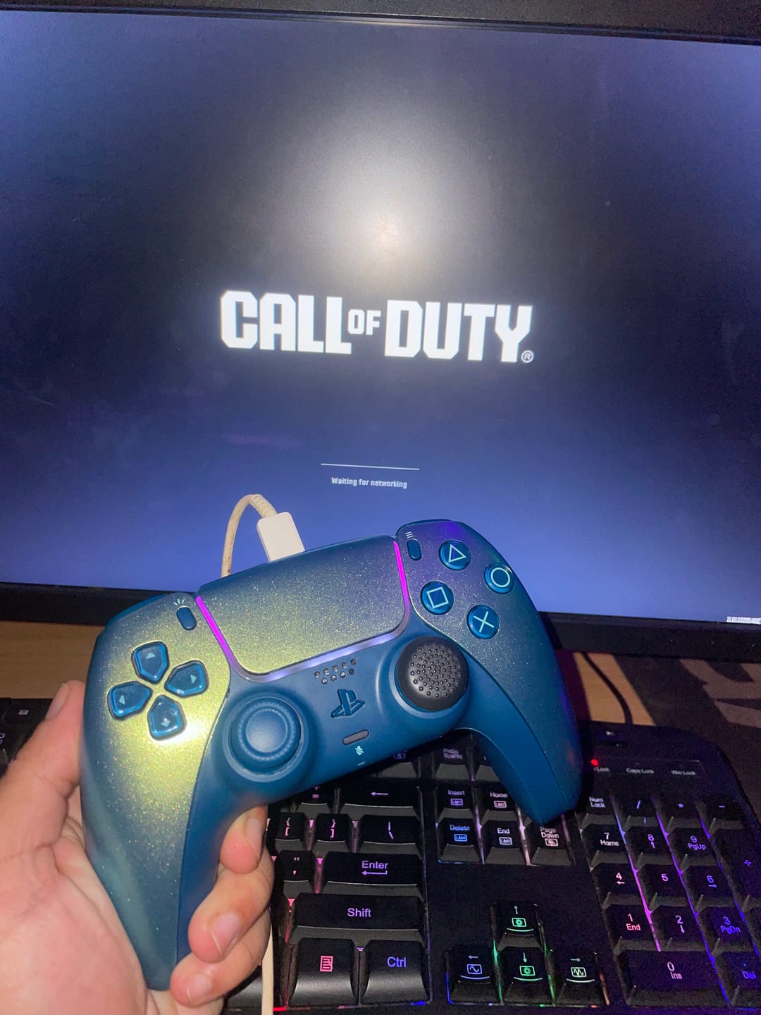 Customer photo review of PlayStation 5 (PS5) DualSense Wireless Controller - Chroma Teal