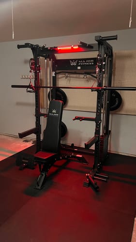 Customer photo review of Major Fitness F22 Pro All-In-One Power Rack Home Gym