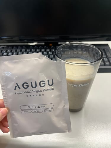 Customer photo review of 全素 豌豆蛋白飲－隨手包｜綜合穀物風味