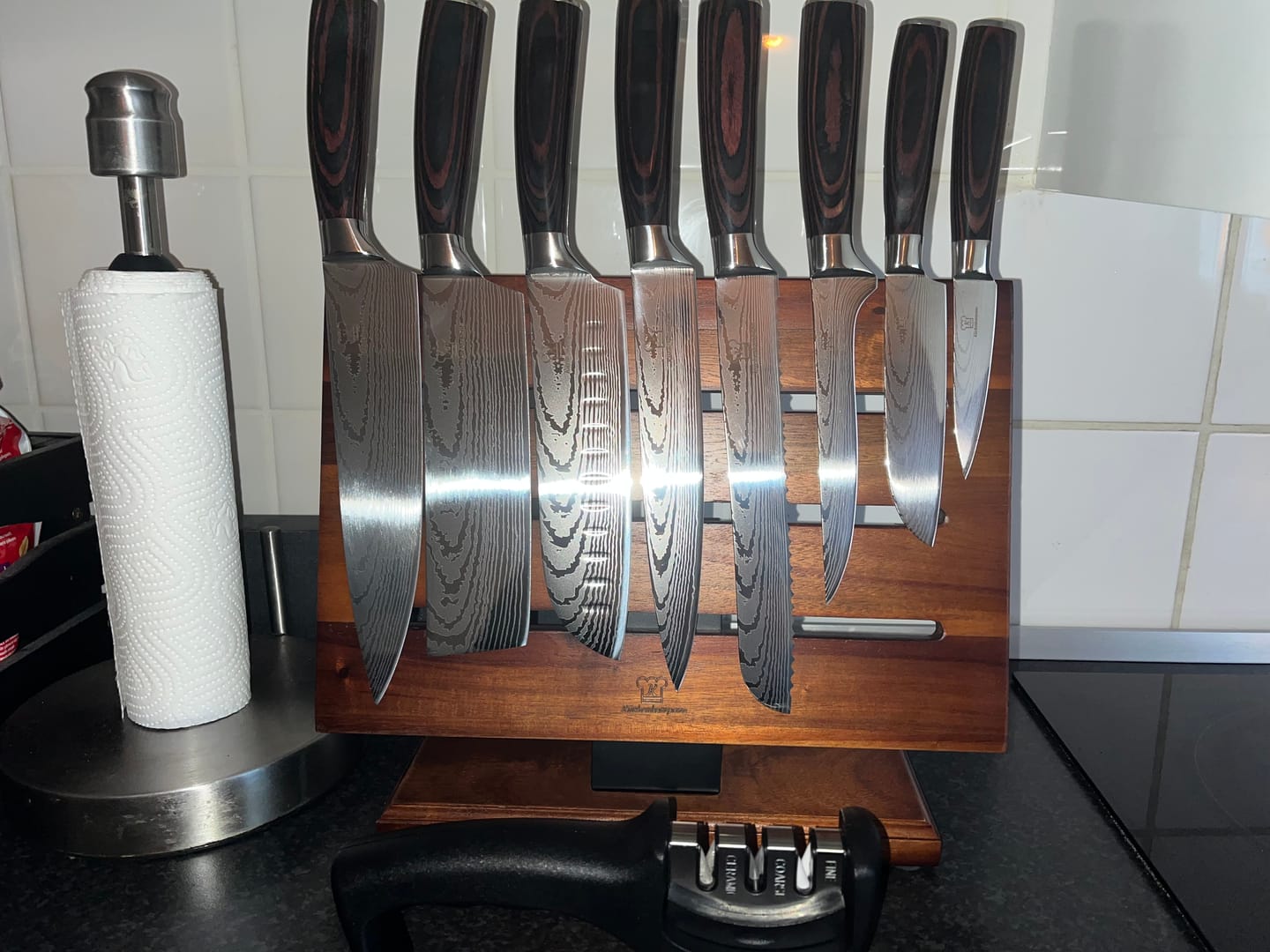 Customer photo review of Premium Knivset (+ GRATIS Knivblock & Knivslip)