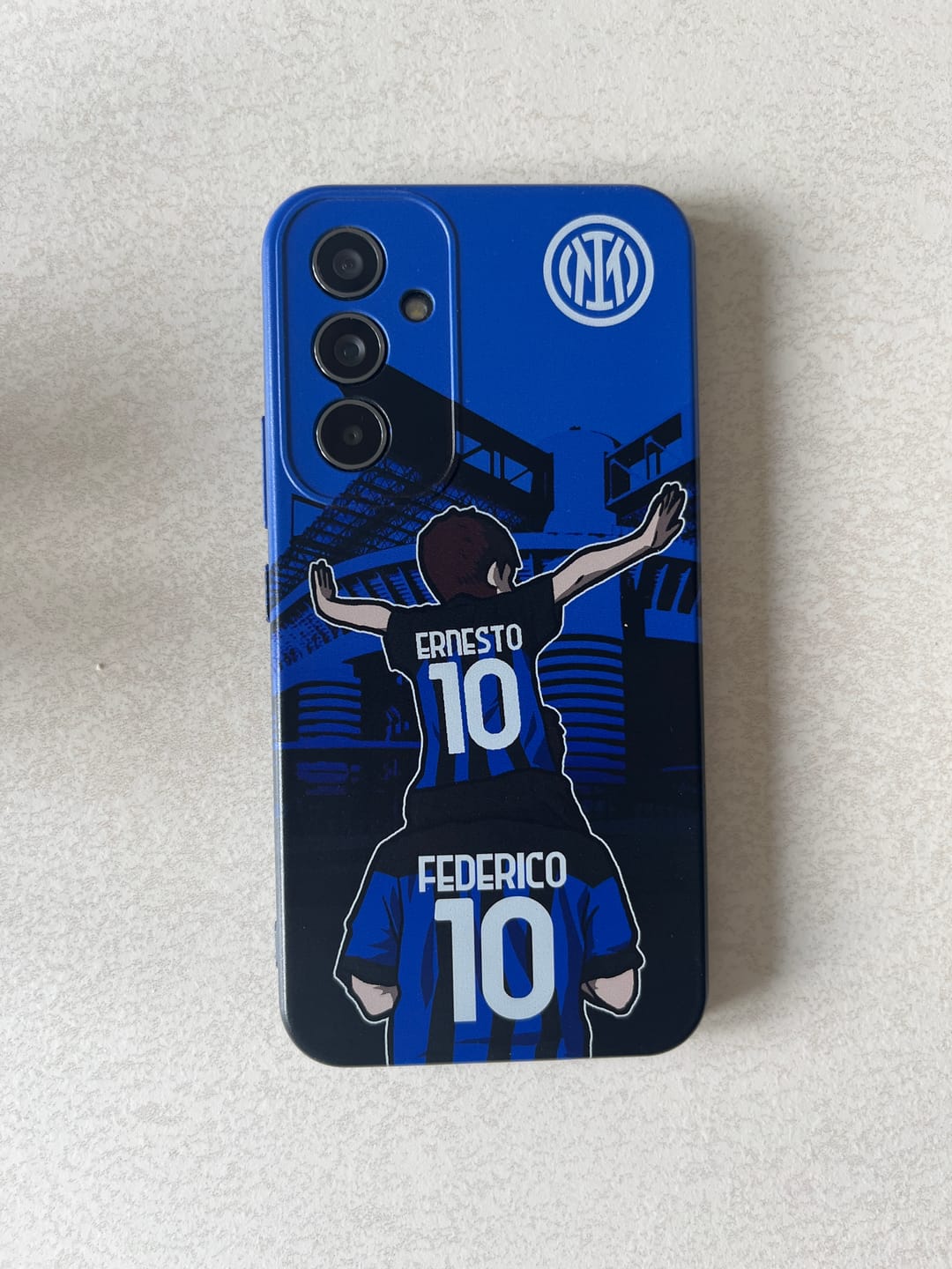 Customer photo review of INTER - COVER PAPA' E FIGLIO
