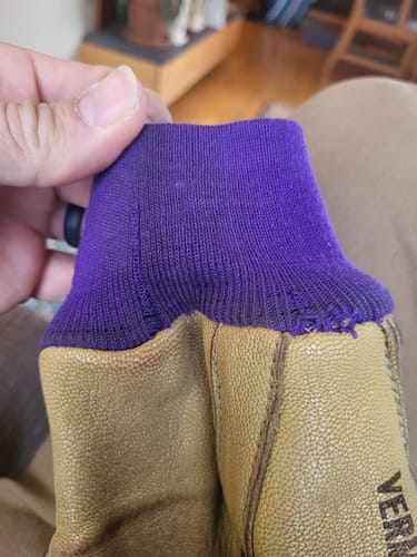 Customer photo review of Glove Repair