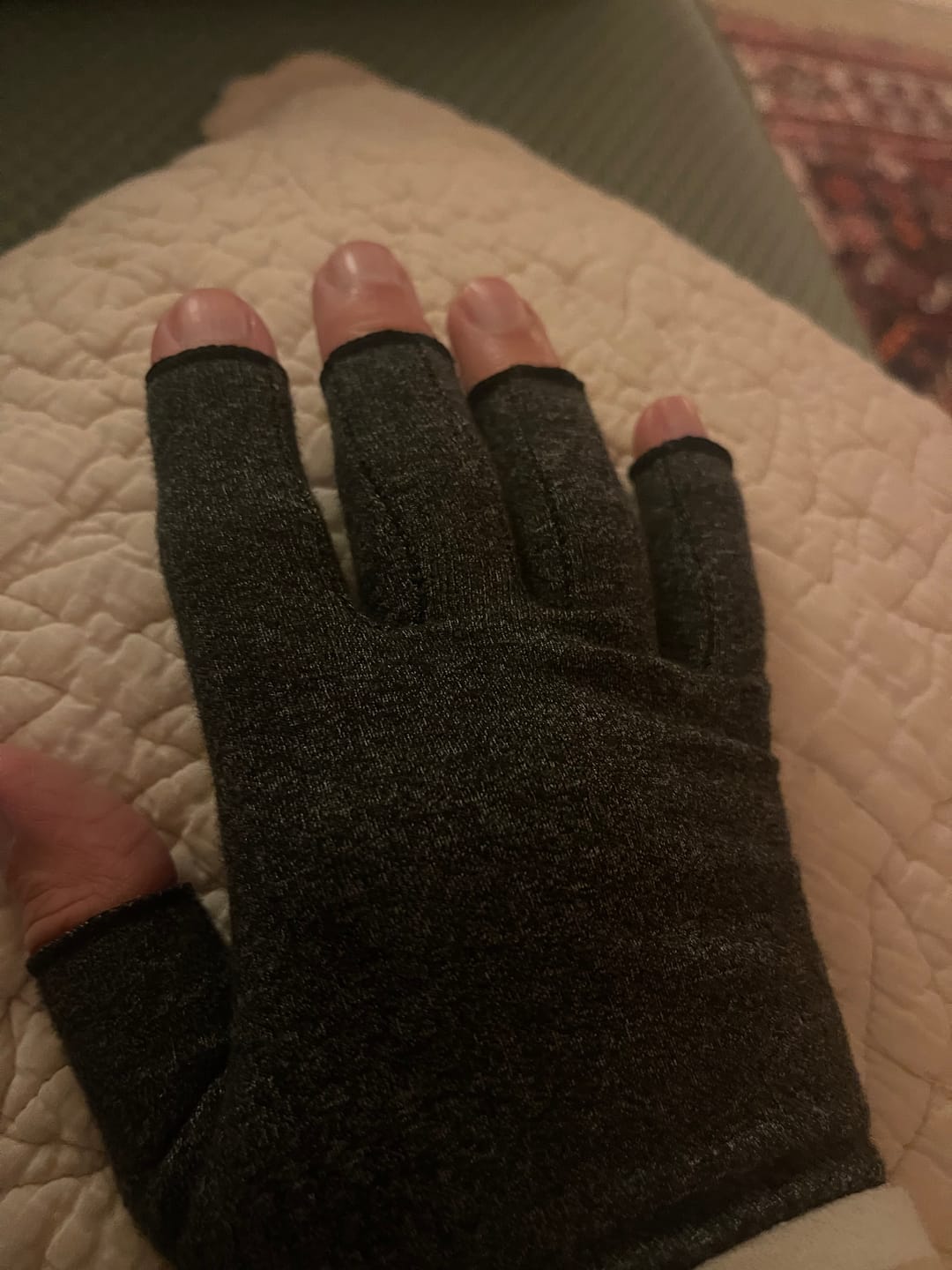 Customer photo review of Gants de Compression