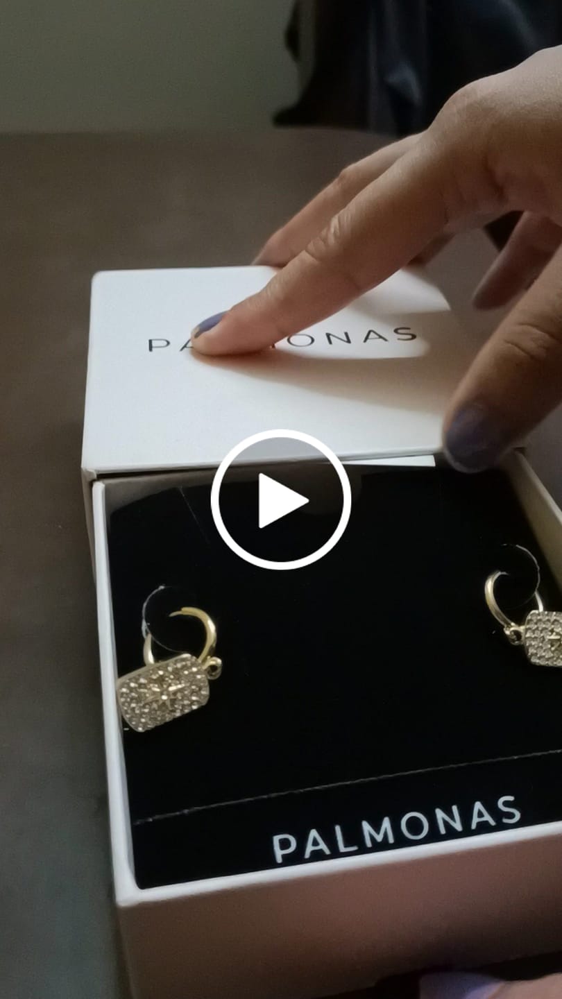Customer video review of Stones Sparkle Dangle Earrings