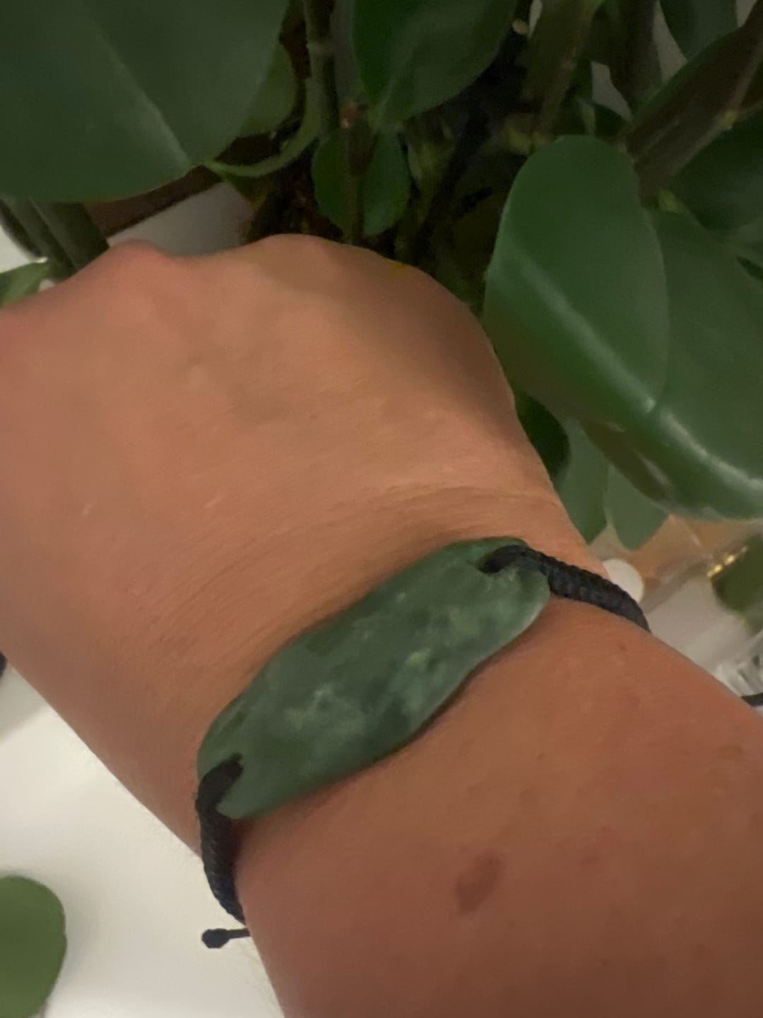 Customer photo review of Greenstone Bracelet