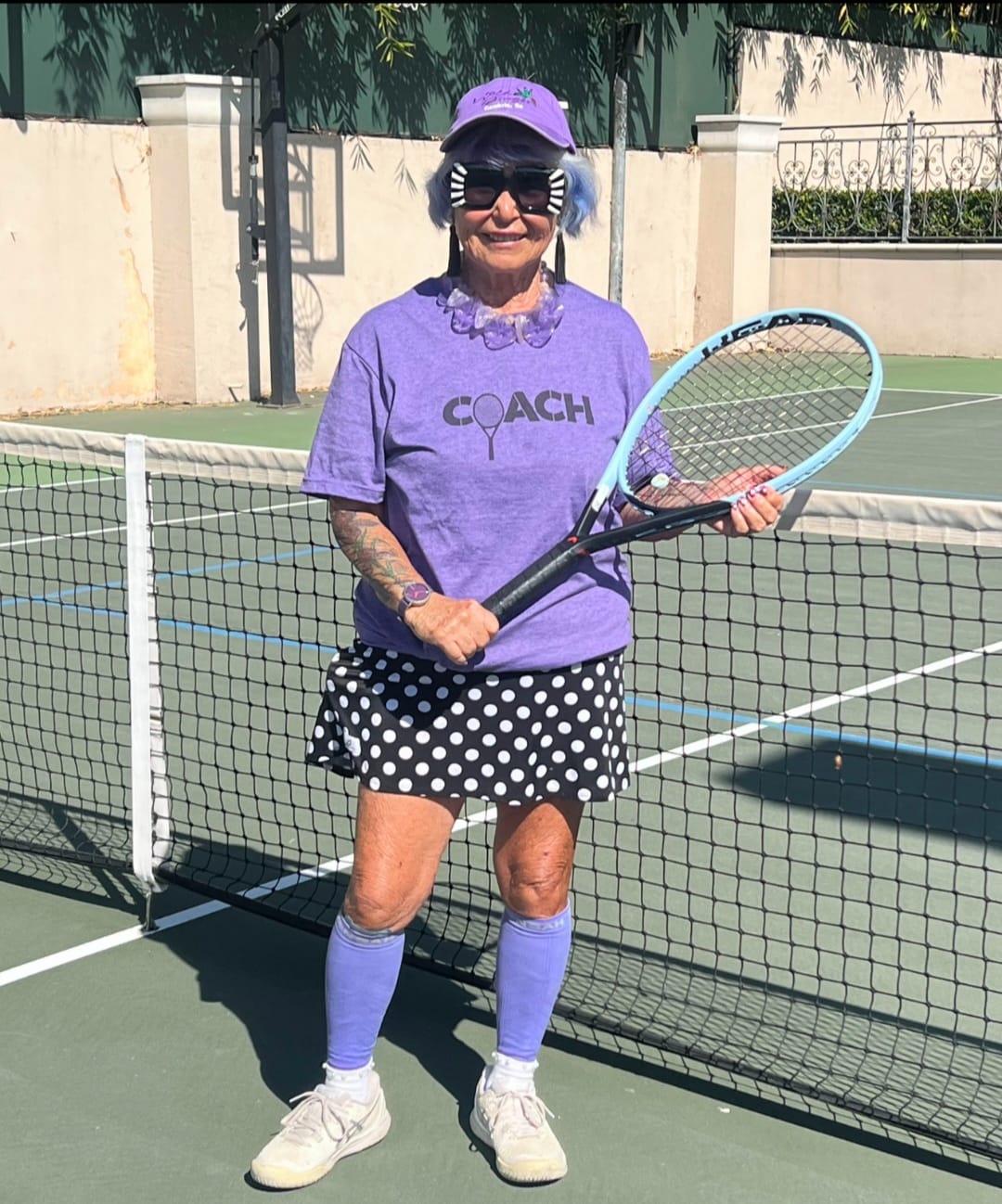 Customer photo review of Tennis Coach T-Shirt