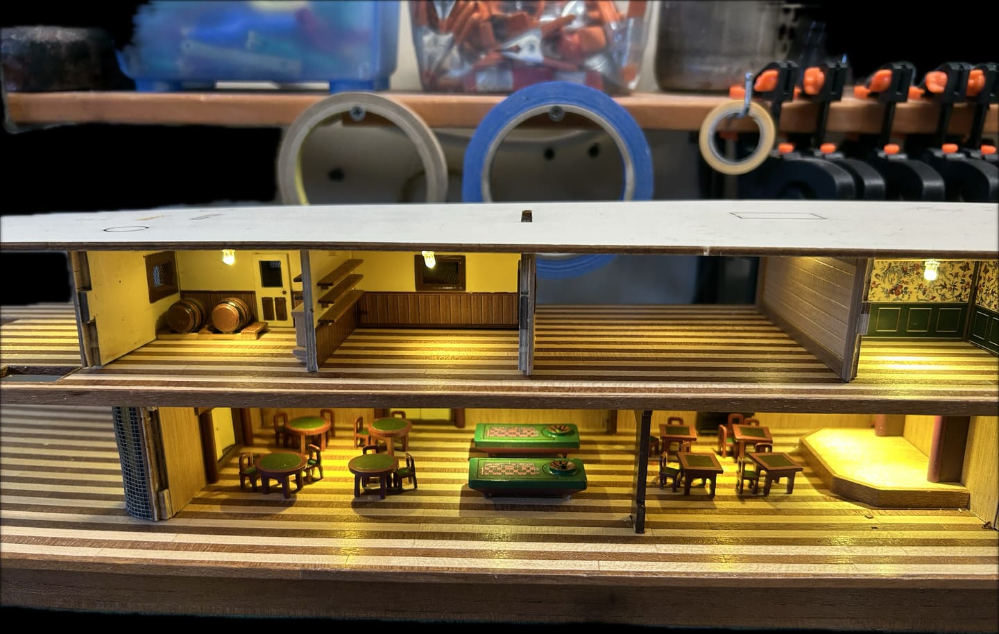Customer photo review of Kit Luces Led Para Maquetas