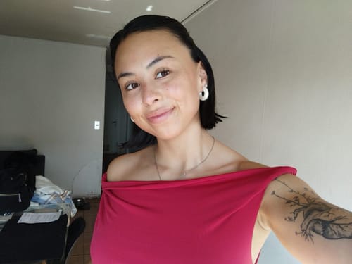 Customer photo review of TOP AMIE ROJO