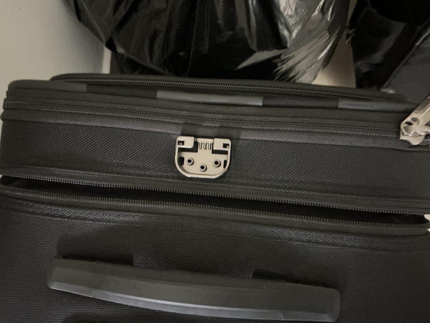 Customer photo review of Flight Essentials Softside Carry-On, Black