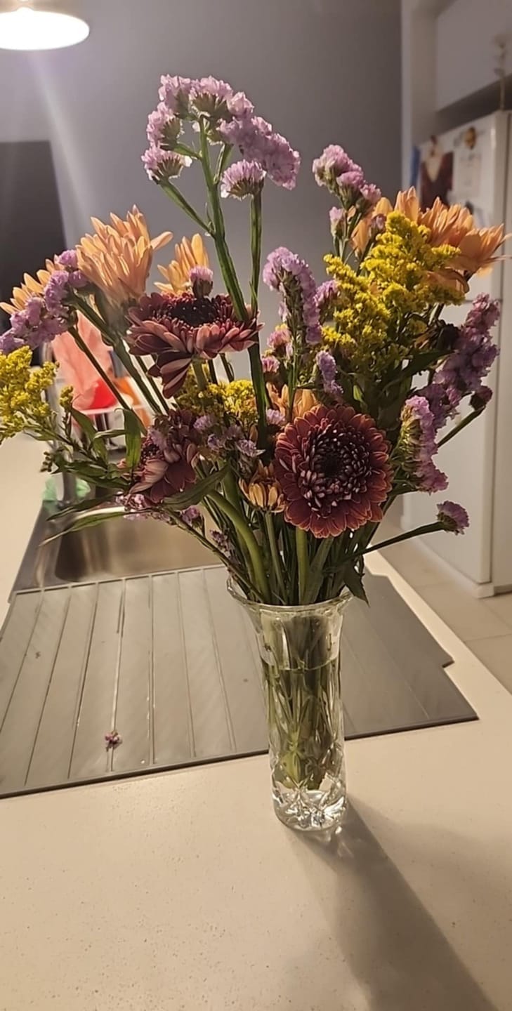 Customer photo review of Seasonal Flower Subscription