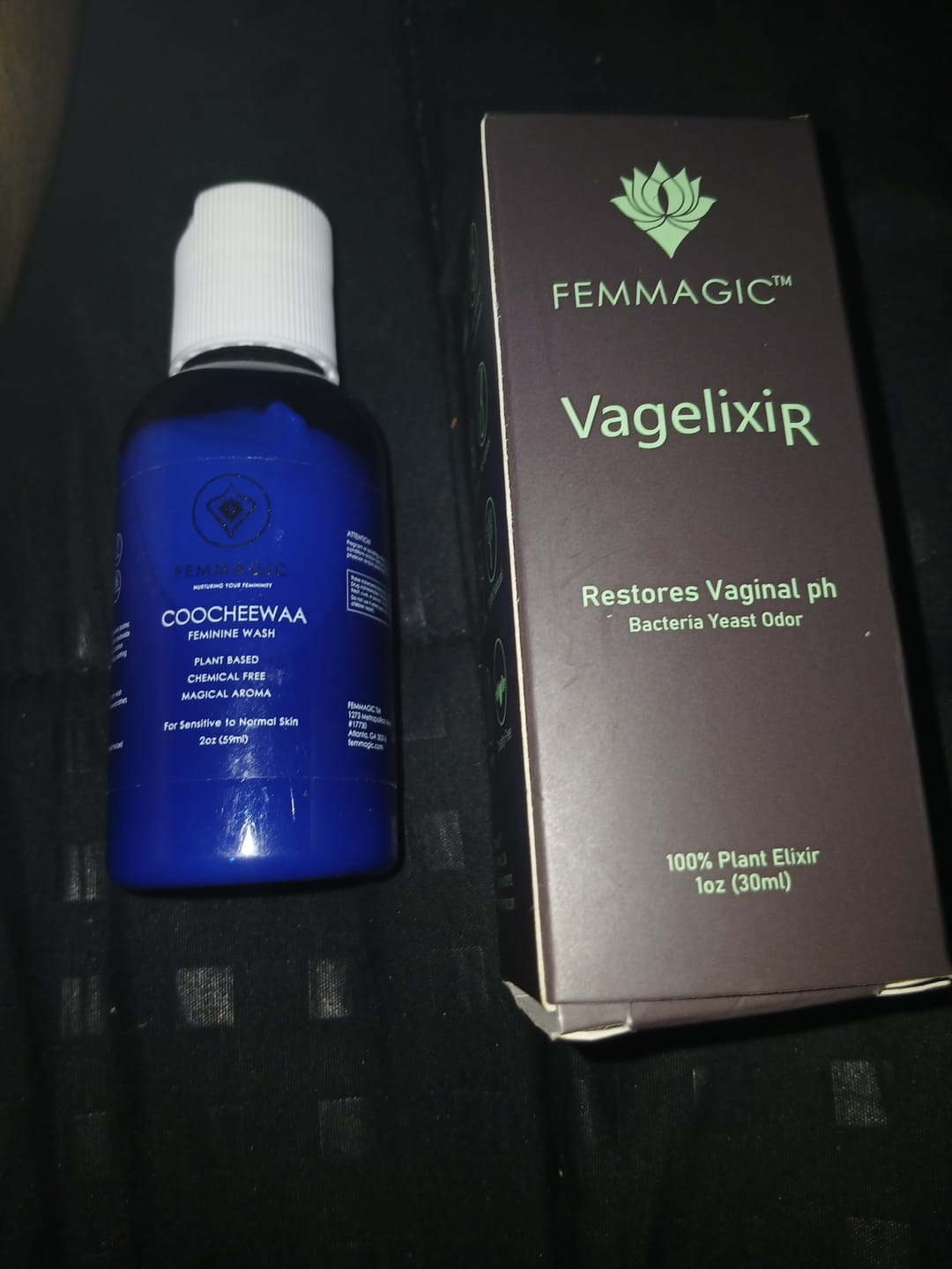 Customer photo review of Coocheewa + Vagelixir Travel Size  - Bundle