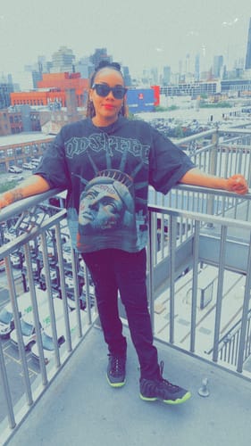 Customer photo review of Godspeed Miami Sunken Liberty Tee Black *Miami Exclusive*