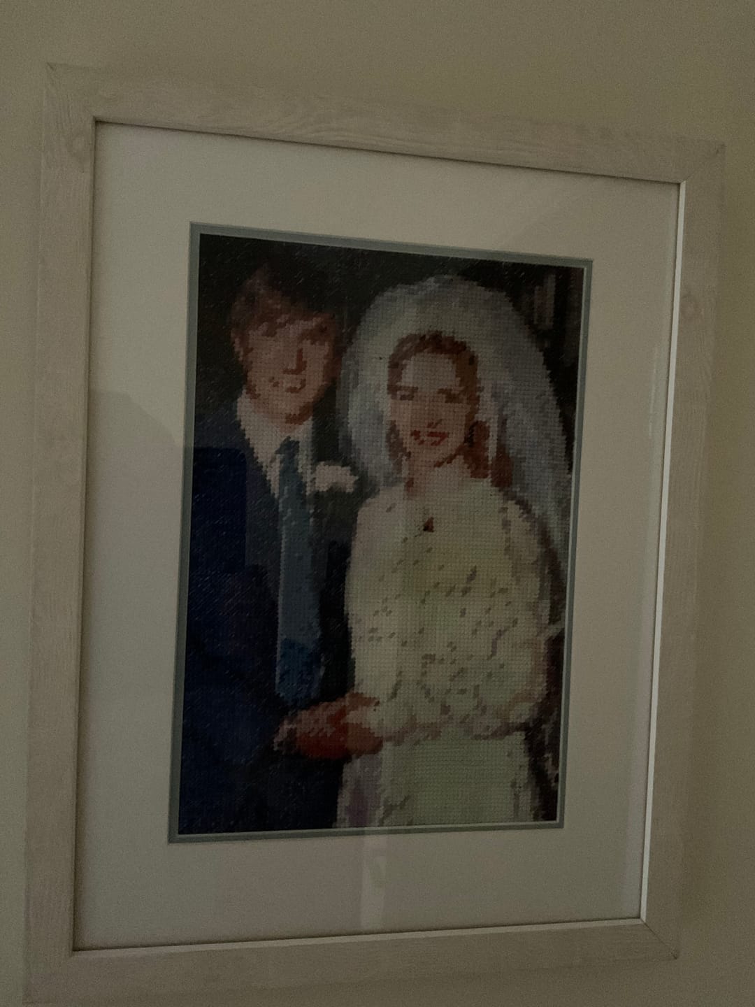 Customer photo review of Custom Cross Stitch Tapestry Kit | Just Upload Your Photo!