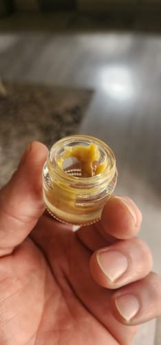 Customer photo review of Dessert Runtz Live Rosin