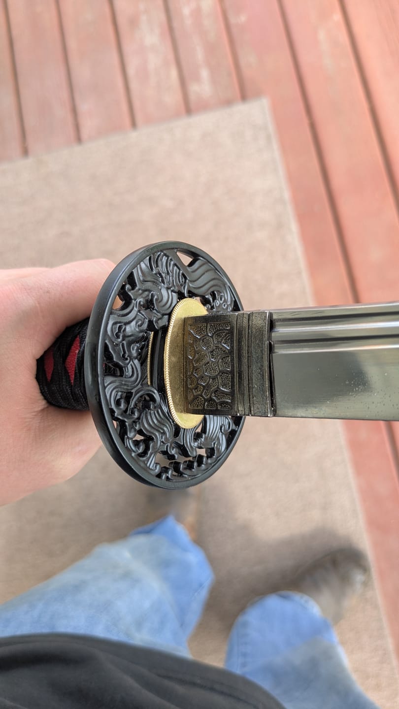 Customer photo review of Custom Wakizashi Build your own Wakizashi sword