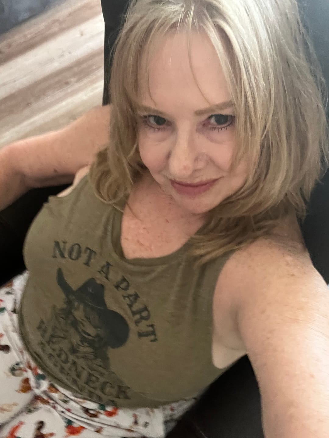 Customer photo review of Chicken Adult Bamboo Pajama Pants