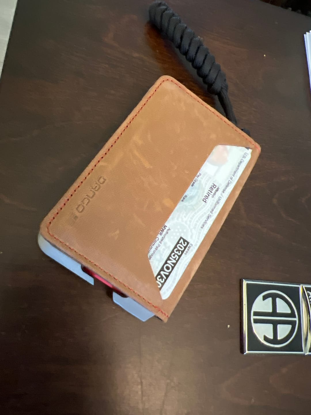 Customer photo review of D01 DAPPER™ BIFOLD WALLET - SPECIAL EDITION - SLATE GREY
