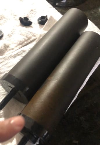 Customer photo review of Black Carbon Replacement Water Filters (Set of 2)