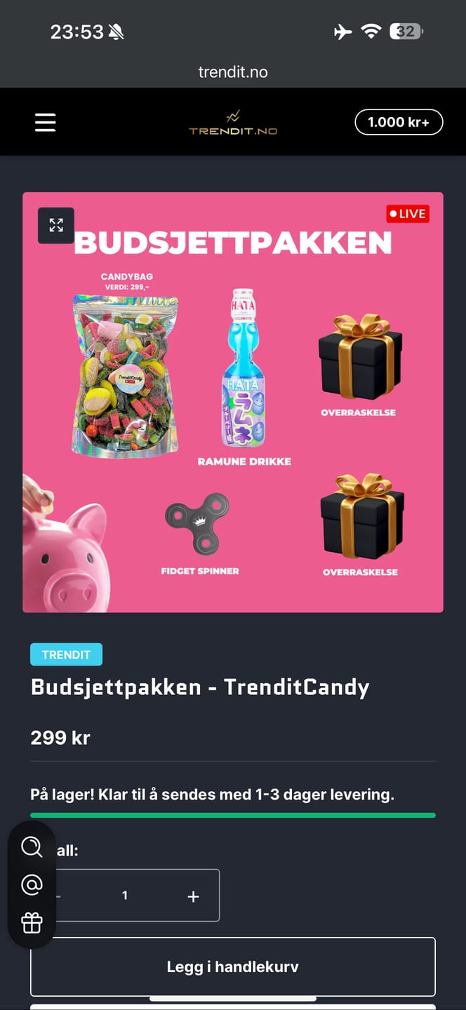 Customer photo review of CandyBag – Deilig ferskt godteri!