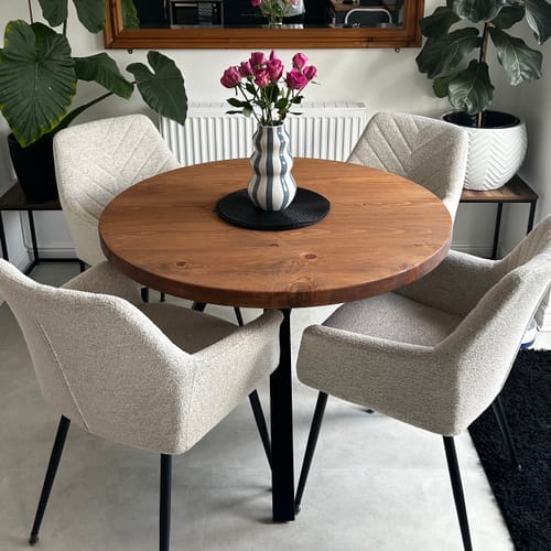 Customer photo review of Round Dining Table