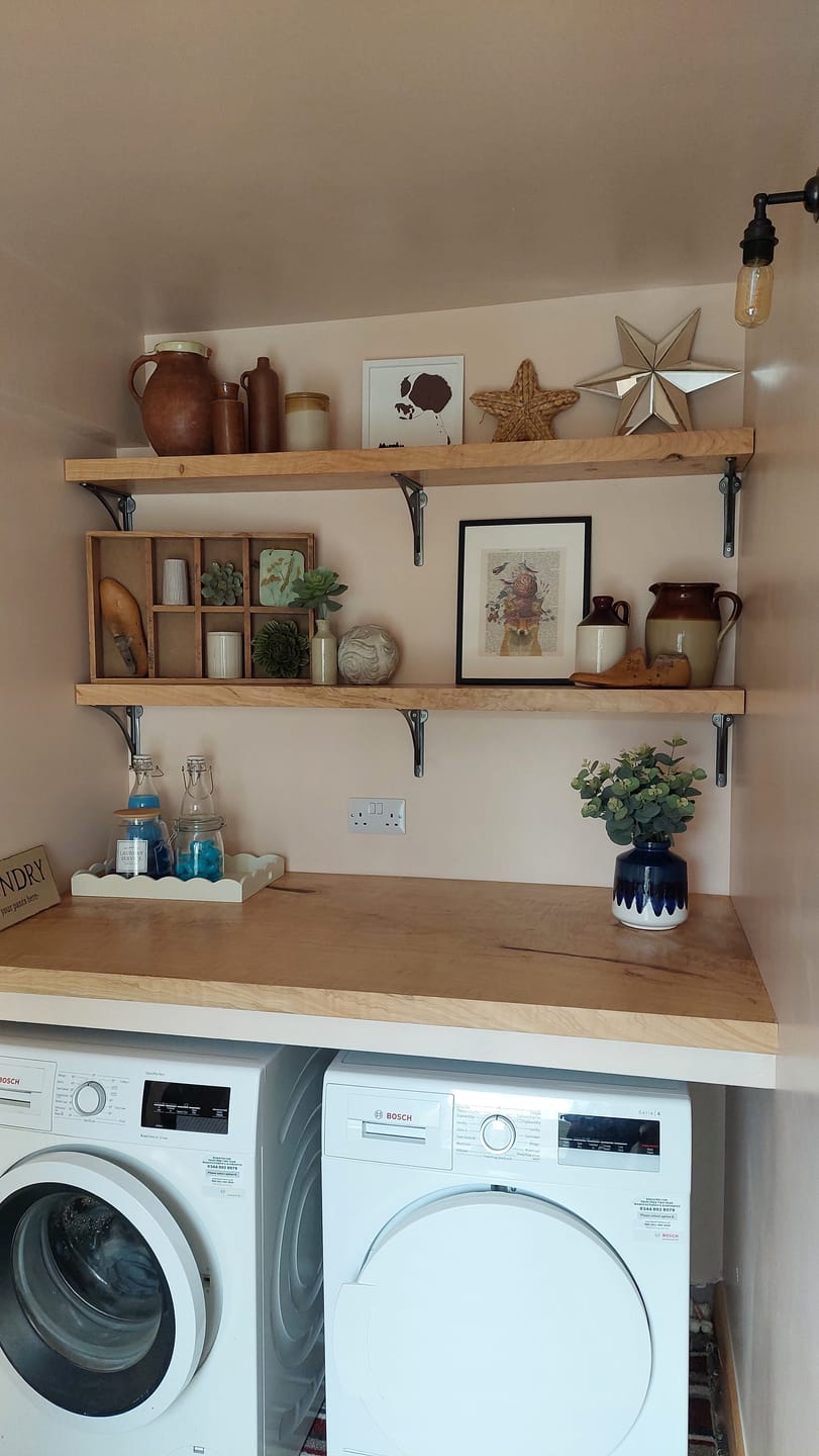 Customer photo review of 8 Inch Ironbridge Cast Iron Shelf Bracket