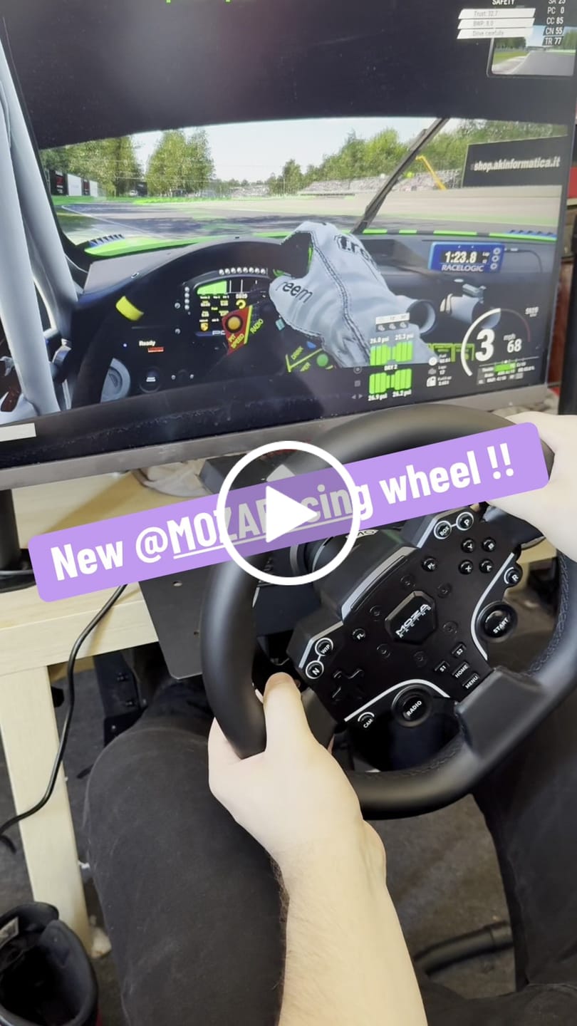 Customer video review of MOZA RACING ES Formula Rim