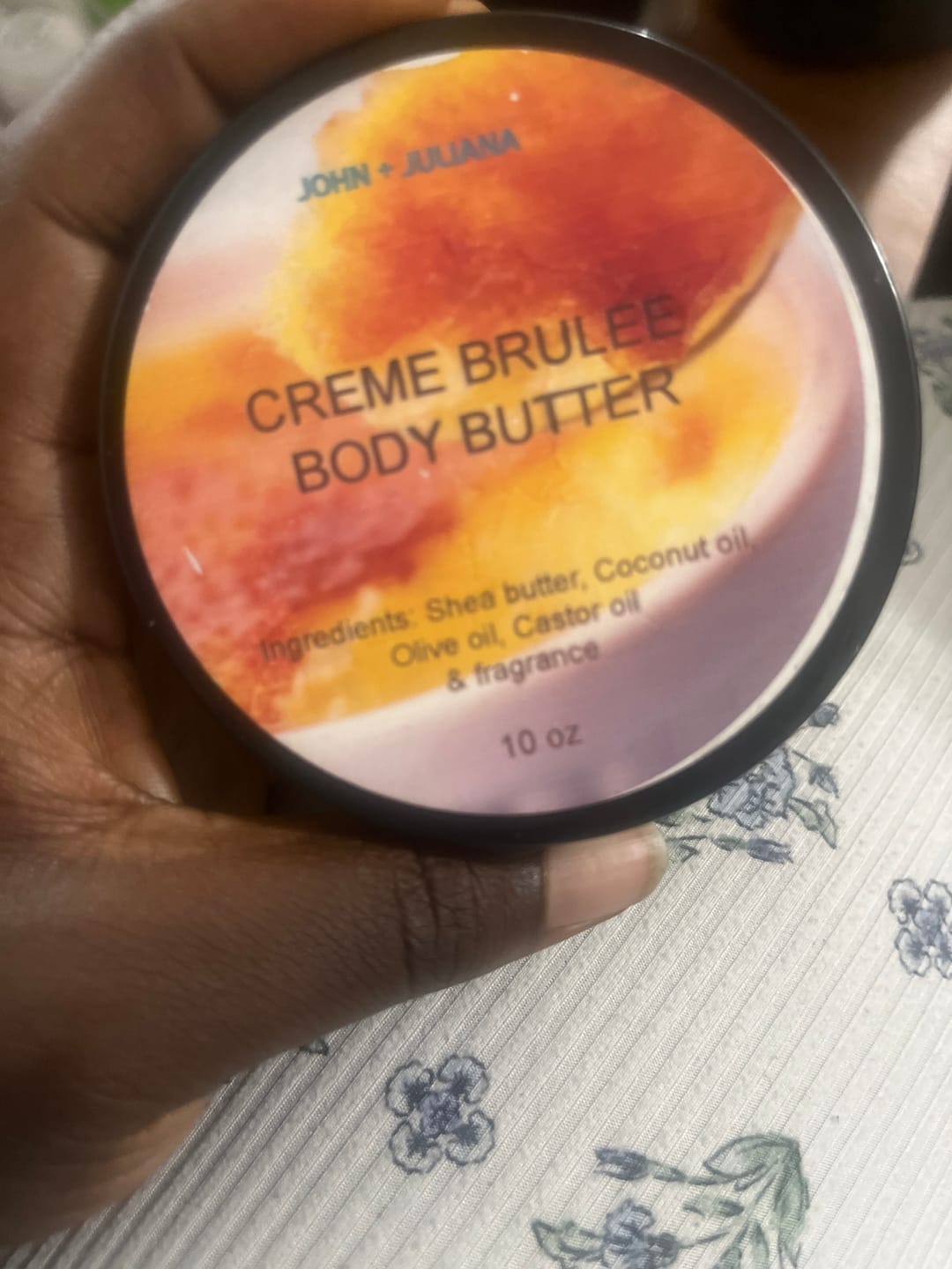 Customer photo review of J+J Body Butter | Creme Brulee