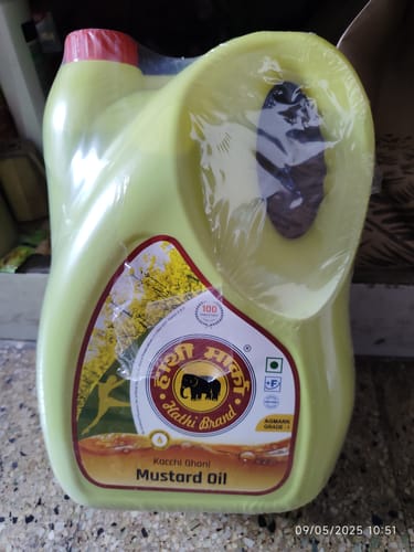 Customer photo review of Elephant Brand Hathi Marka Kacchi Ghani Mustard Oil