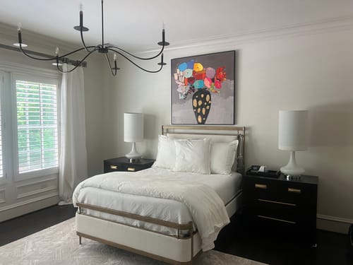 Customer photo review of Flower Canvas Art #FL119