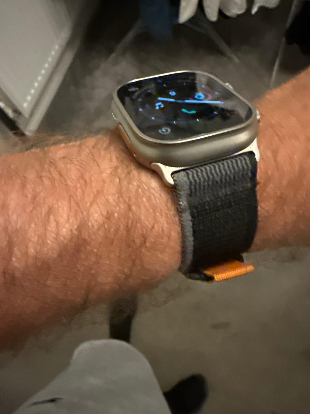 Customer photo review of Trail Nylon Loop Strap for Apple Watch