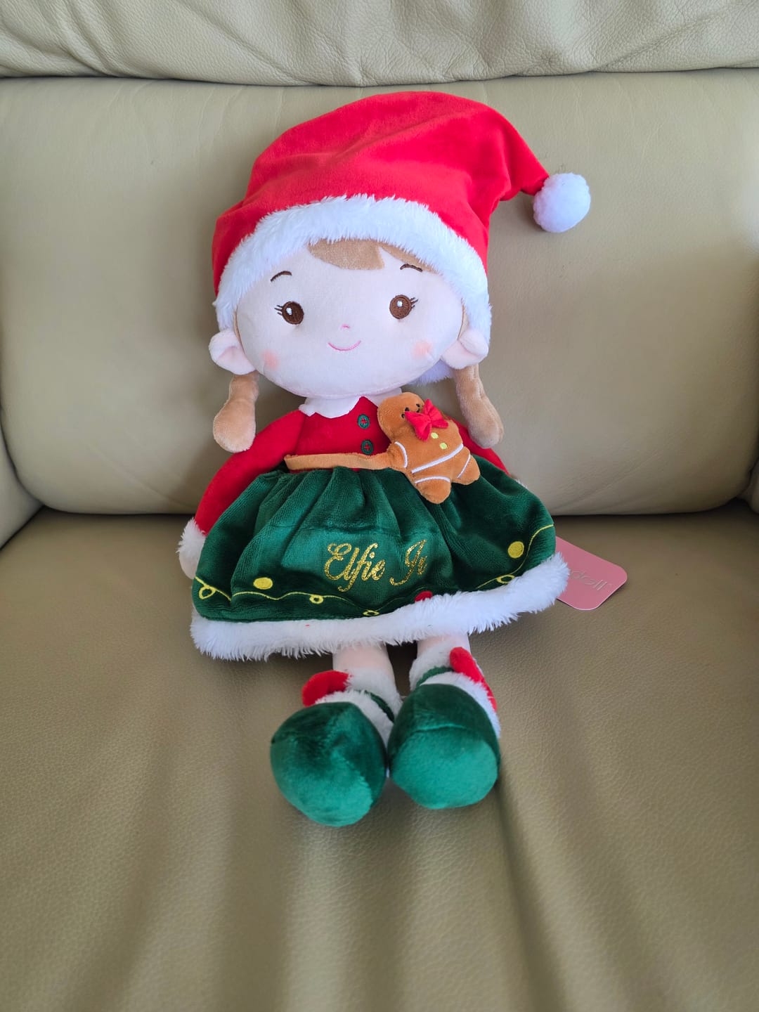 Customer photo review of Personalized Natalie the Elf - Christmas Special