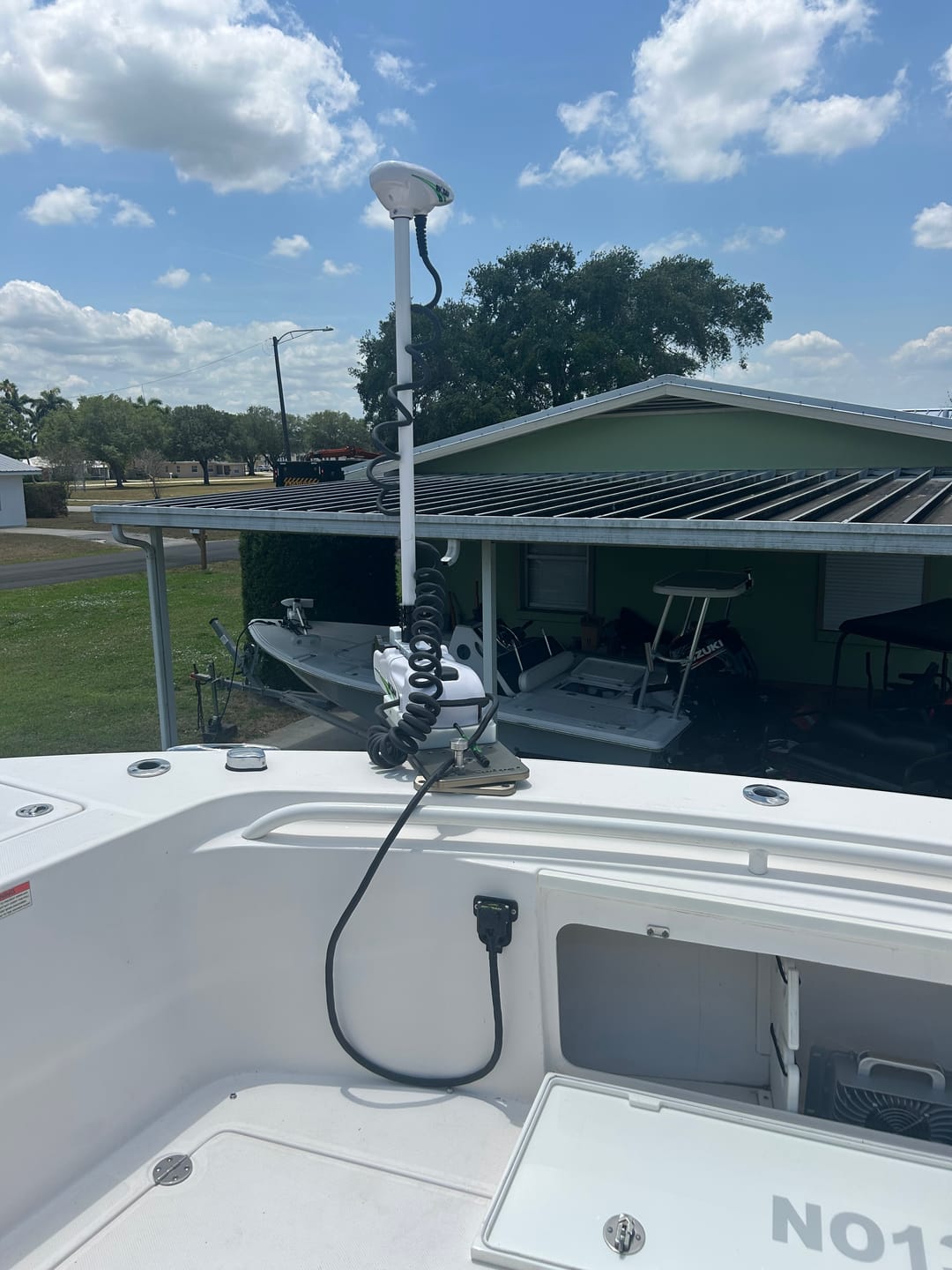Customer photo review of Sea Swivel Trolling Motor Mount