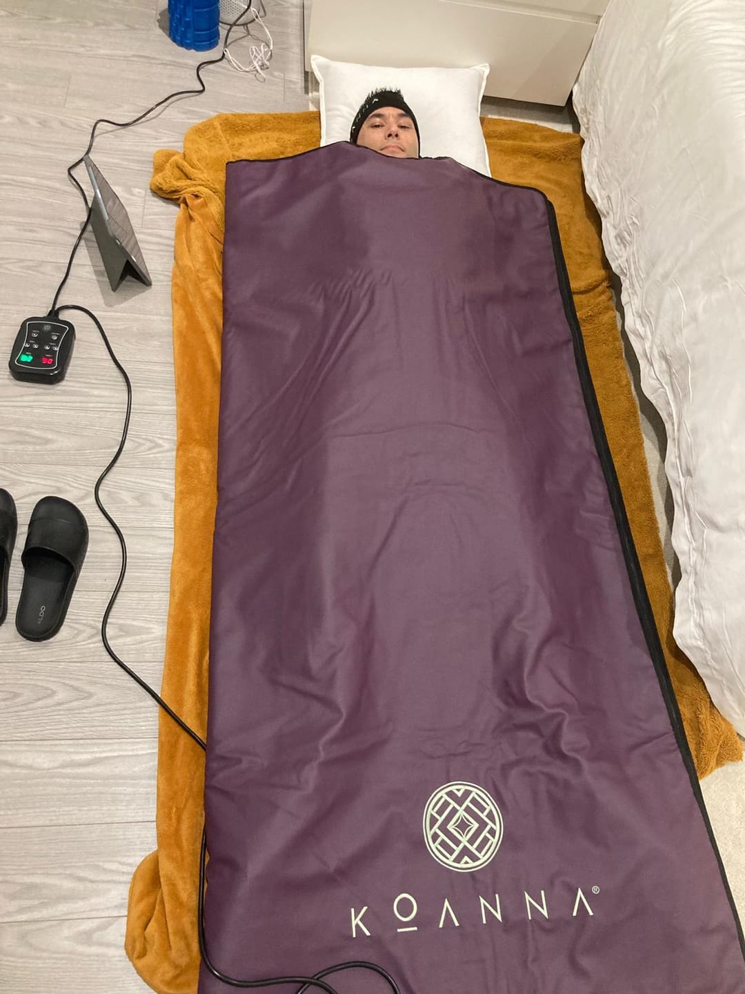 Customer photo review of Koanna® Infrared Sauna Blanket