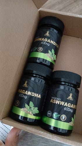 Customer photo review of Pack 3 Frascos Ashwagandha 600 Mg