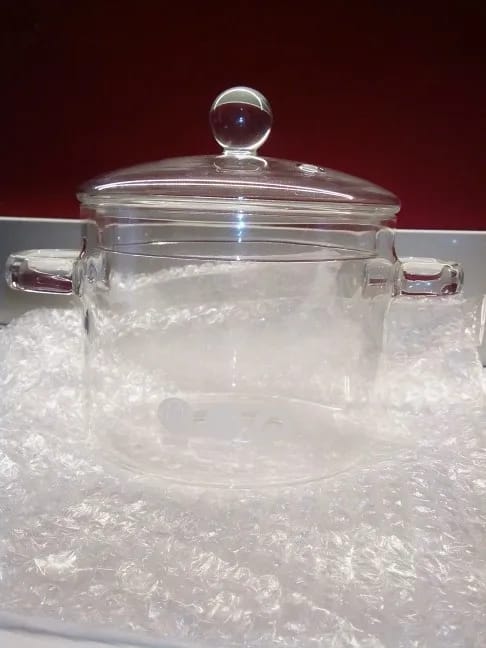 Customer photo review of Premium Glass Soucepan