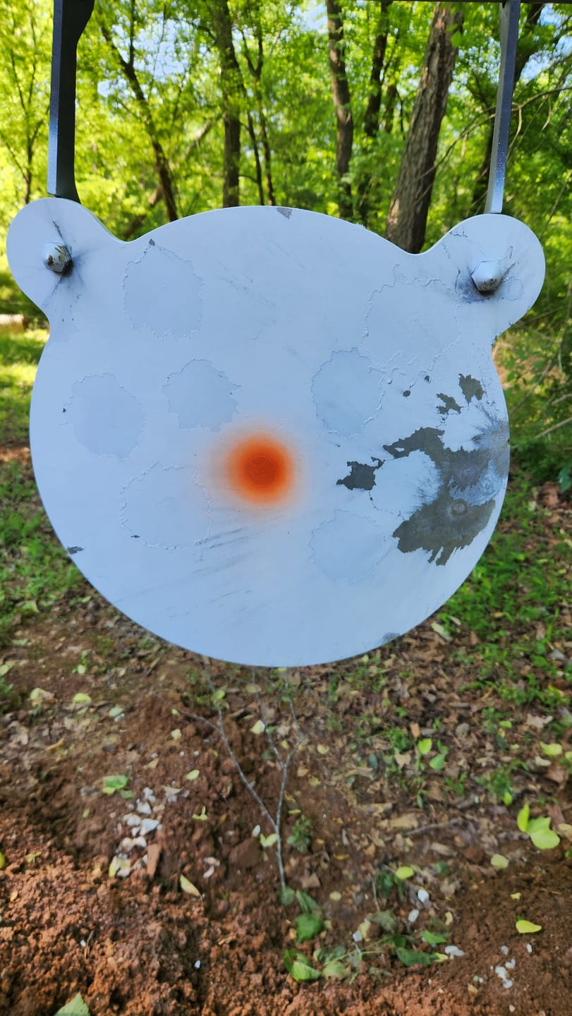 Customer photo review of AR500 Hanging Gongs