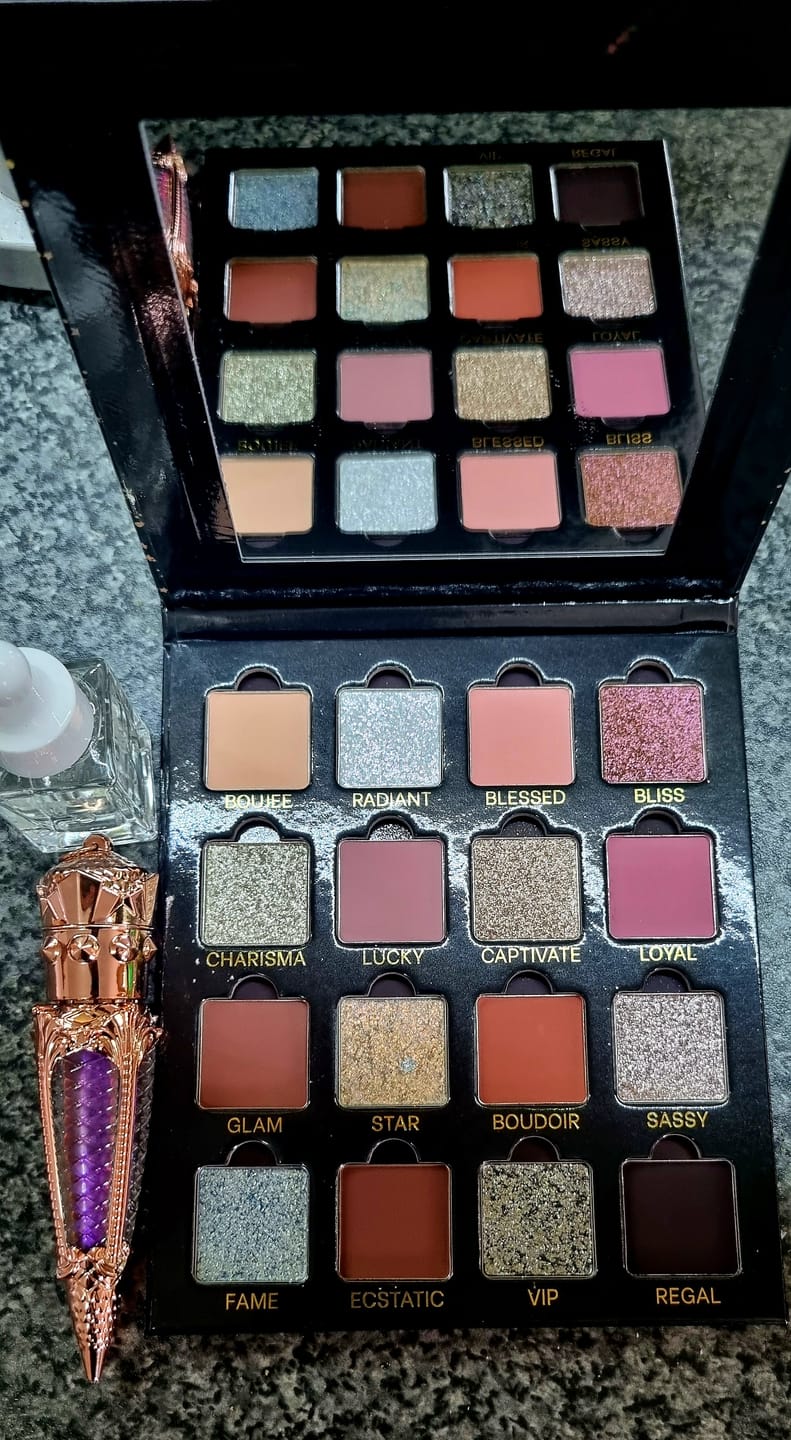 Customer photo review of Boujee Boudoir Neutral Glam Eyeshadow Palette ( PRE ORDER )