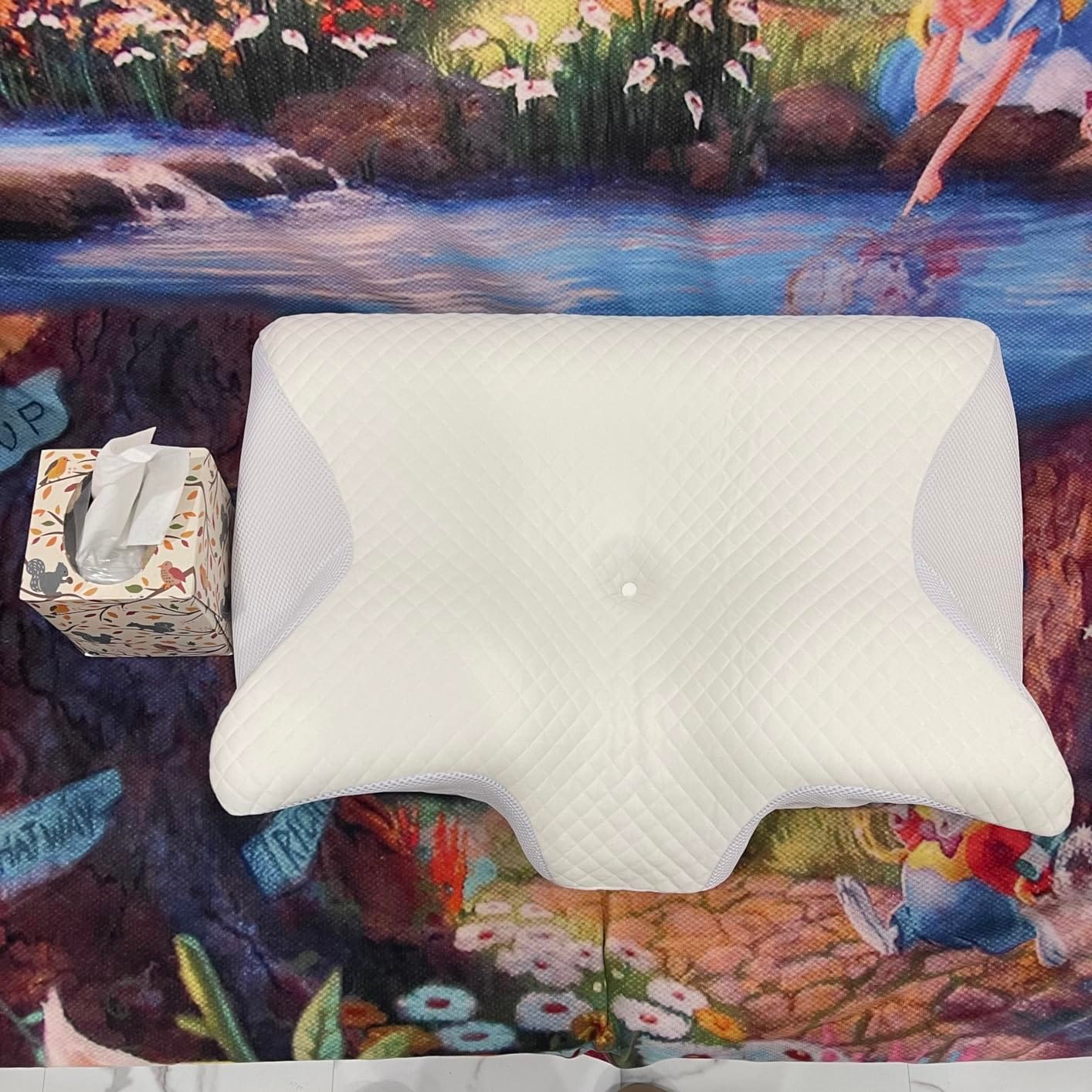 Customer photo review of Dreamers® Relief Pillow