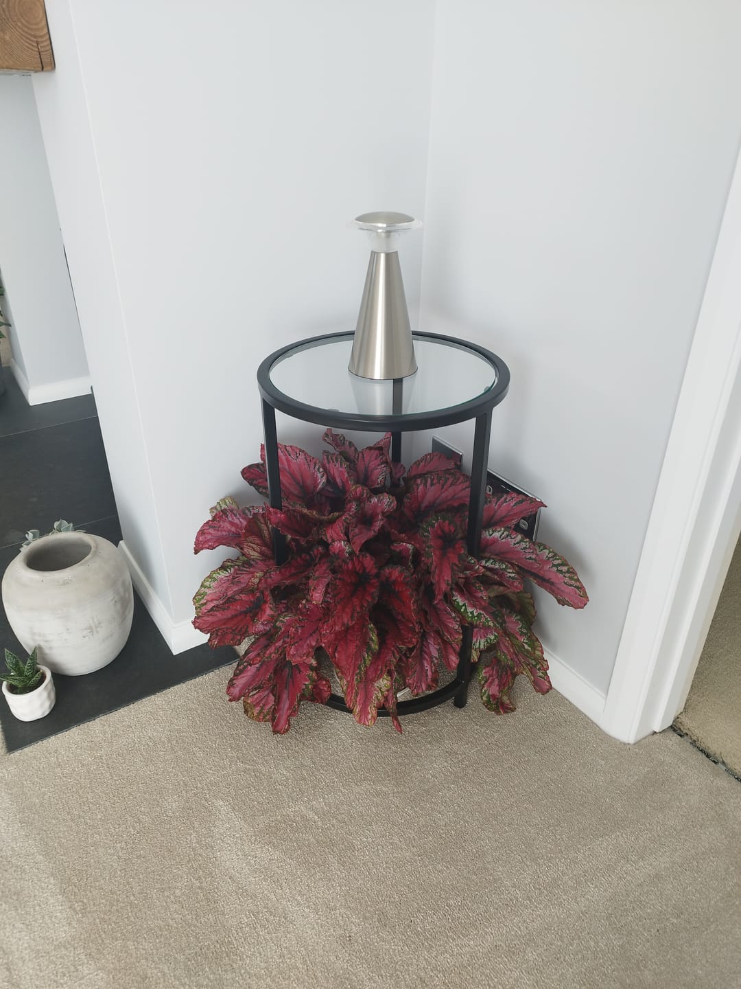 Customer photo review of Avery Round Side Table Small - Black